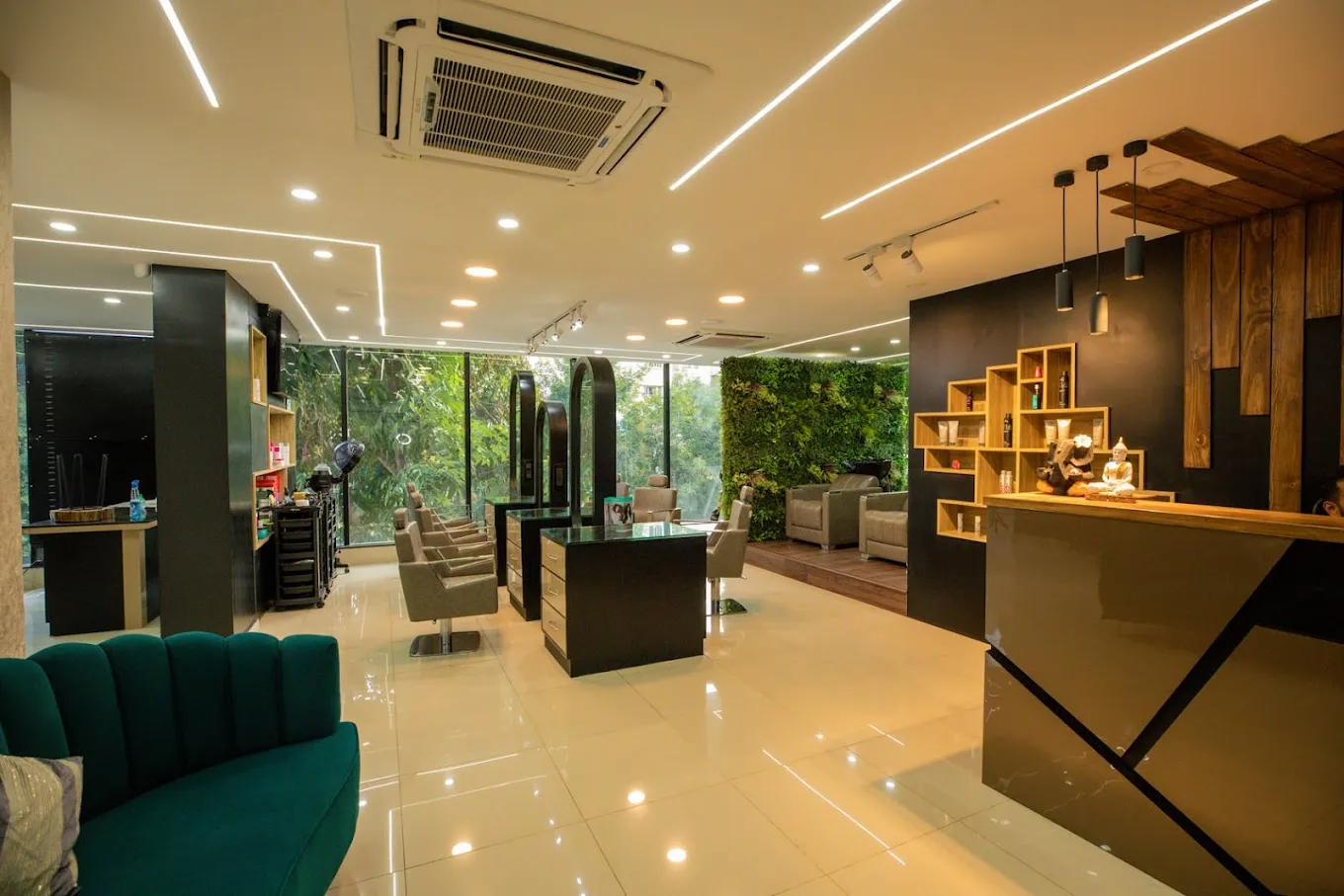 Salon and spa interior designs by best interior deisngers in rr nagar bangalore