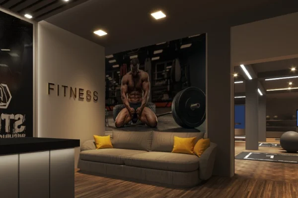 gym interiors by g cube studios