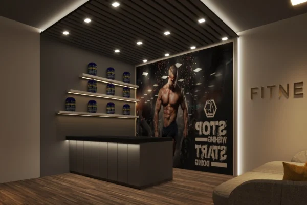 gym interiors by g cube studios