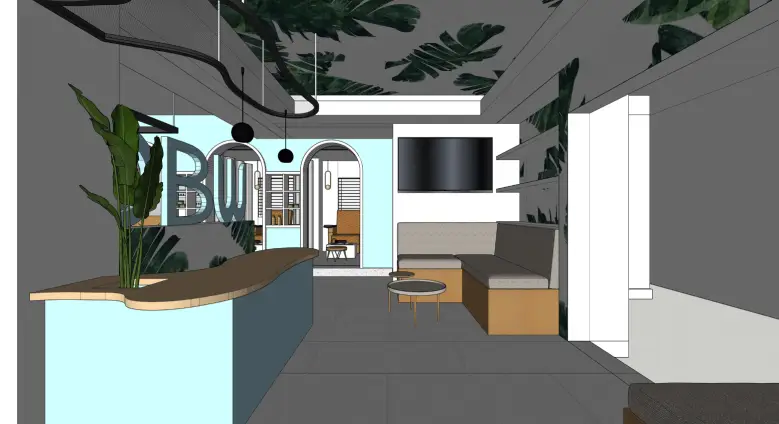 obw salon interiors by g cube studios