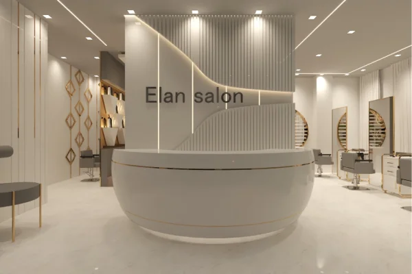 Saloon and Spa interiors by g cube studios