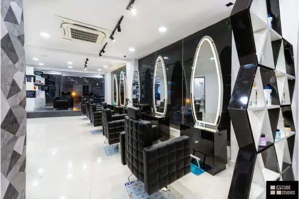 studio 05 Salon interiors by g cube studios