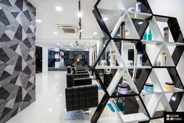 studio 05 Salon interiors by g cube studios