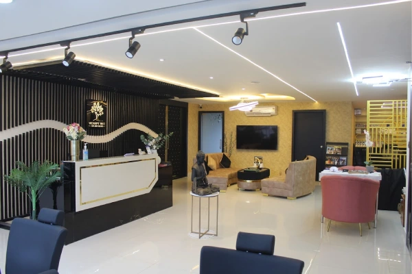 Therapy Tree Salon interiors by g cube studios